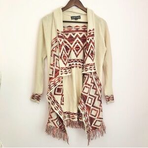 Almost Famous Fringe Cardigan
